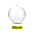 thumbnail image 3 of 1/12 piezas de bolas huecas de plástico transparente rellenables para hacer tú mismo, adornos colgantes para árbol de Navidad, regalos para fiestas en el hogar, caja de decoración, 3 of 5