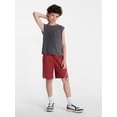 thumbnail image 2 of Weekend Academy Boys Oversized Cotton Tank Top with Pocket, Sizes 4-18, 2 of 5