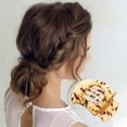 thumbnail image 3 of Unique Bargains 1 Pc Cute Heart-Shaped Hollow Hair Clips Hairdo Clip Light Brown, 3 of 5