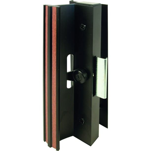 Puerta corrediza para patio Prime-Line C 1006 de aluminio extruido, color negro