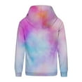 thumbnail image 7 of GiLiling Hoodie for Teen Girls, Trendy Cute Oversized Long Sleeve Graphic Hoodie Sweatshirt, Kids Preppy Gradient Clothes (Purple, 6-7 years), 7 of 7
