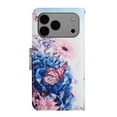 thumbnail image 7 of TECH CIRCLE Cute Cartoon PU Leather Case for iPhone 17 Pro - Flip Wallet Case with Wrist Strap, 2 Card Slots and 1 Cash Pocket, Protective, Slim Fit and Lightweight, Flower Butterfly, 7 of 7