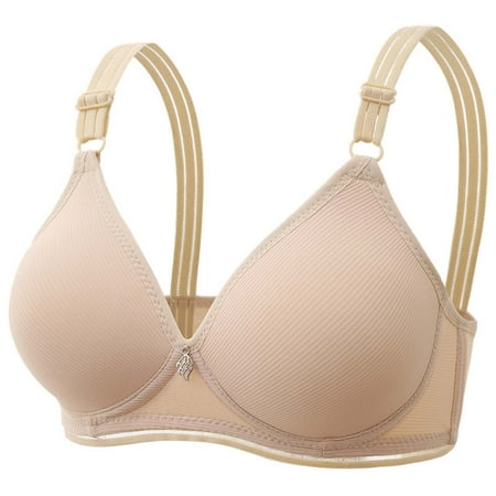 

FAKKDUK Bras For Women Plus Size Women Wirefree Comfortable Push Up Hollow Out Bralettes Female Everyday Wear Bra Without Steel Rings Ladies Underwear M