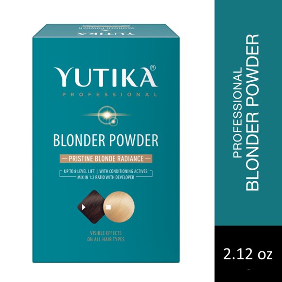 Yutika 2.12 oz Blonder Bleaching Powder for Hair, Lightener Highlights with Blonde Radiance, Lifts up to 8 Levels, All Volume