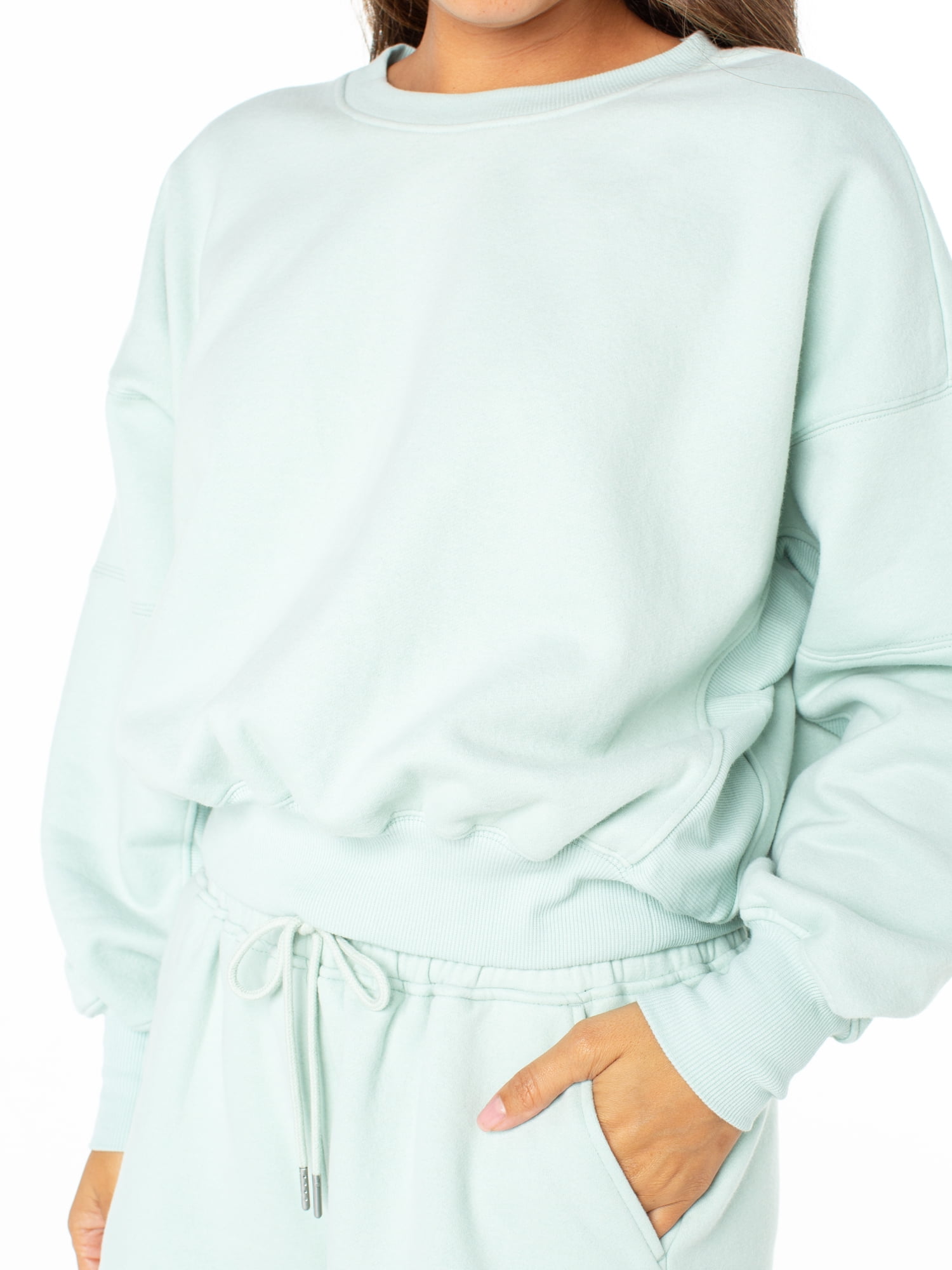 Celebrity Pink Womens Oversized Boyfriend Sweatshirt