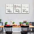thumbnail image 2 of Bless the Food Before Us Sign,Canvas Prints Dining Room for kitchen Wall Art Decoration Signs,Rustic Farmhouse Home Living Room for Bedroom Wall Decor, 2 of 6
