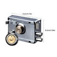 thumbnail image 3 of Becaristey Exterior Wear-resistant Multiple Insurance Lock Household Padlocks Heavy-Duty Dormitory Security Gear With Key Left Open with Edge, 3 of 6