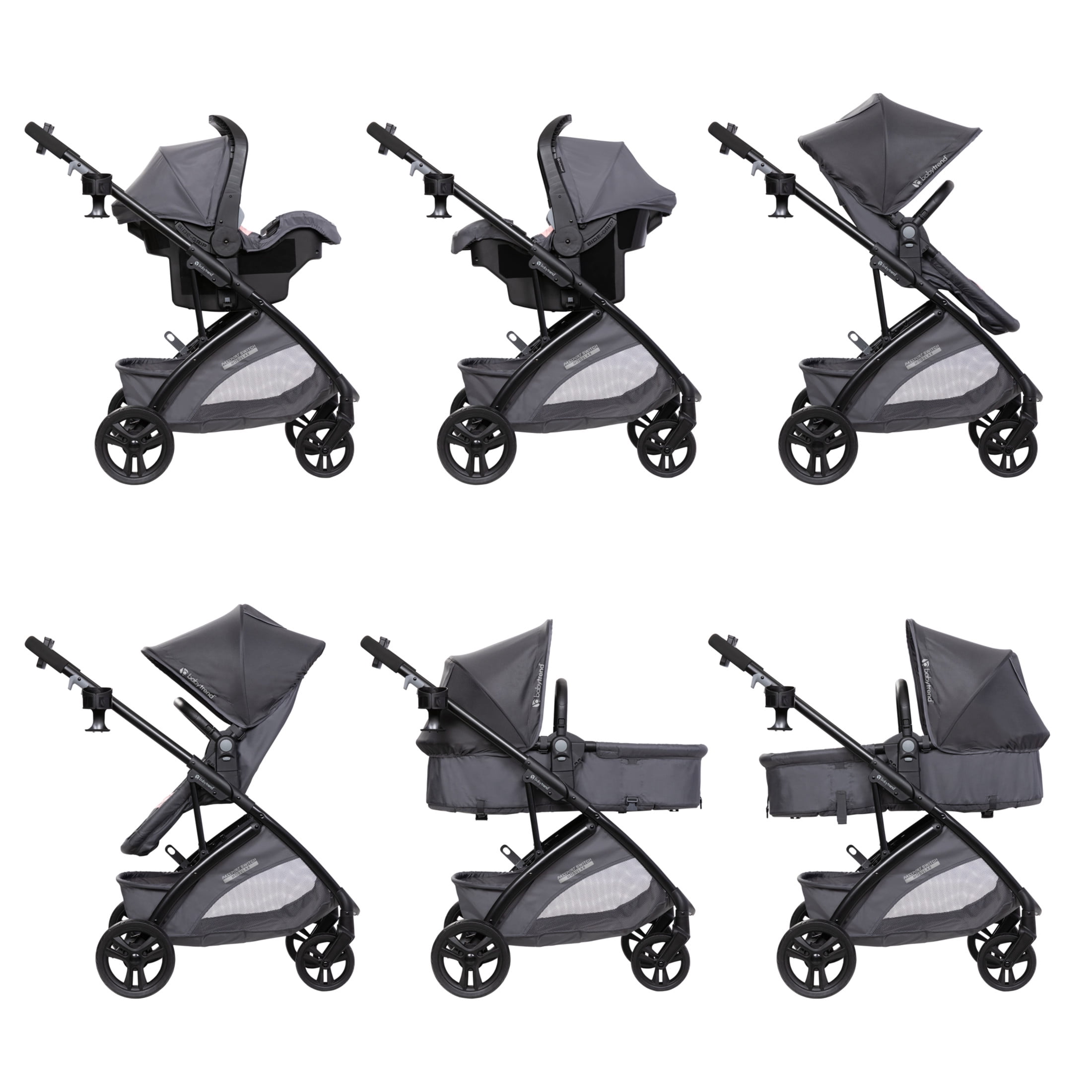 Baby Trend Passport Switch 6-in-1 Modular Travel System with (with EZ-Lift™ PLUS)