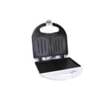 thumbnail image 2 of 2 Slot Electric Sandwich Maker: Nonstick Griddle, Locking Lid, 750W, White, For Arepas, Pancakes, Cookies, 2 of 5