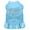 Baby Blue, variant on Rhinestone Pet Dog Cat Dress Rhinestone, "Technicolor Love"