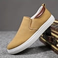 thumbnail image 2 of Men's Canvas Shoes, Low Cut Trendy Flat Bottomed Loafers, Minimalist Casual Sneakers, Suitable for Outdoor Wear. Lightweight and Comfortable Men's Shoes, 2 of 9