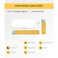 thumbnail image 3 of GREENCYCLE (5 Roll/ 260 Labels per Roll) Address Label Compatible for Dymo 30320 LabelWriter 1-1/8" x 3-1/2" (28mm x 89mm) Die-Cut Standard White Paper Shipping Barcodes Mailing Direct Thermal Labels, 3 of 4