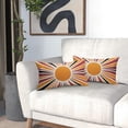 thumbnail image 6 of Boho Pillow Covers 12x20 Set of 2 Modern Abstract Multicolored Sun Throw Pillows Bohemian Style Outdoor Decorative Pillowcase Linen Lumbar Cushion Cover Decor for Home Couch Sofa Bed, 6 of 7