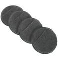 thumbnail image 1 of 4Pcs 12.5cm Almohadilla de pulido y abrillantado universal de microfibra, almohadilla de cera de lana para pulidora de automóviles, accesorio de taladro gris oscuro, 1 of 7