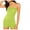 Green, variant on Hvyesh Women's Strapless Tube Bodycon Romper Shorts Summer One Piece Jumpsuit Trendy Off Shoulder BodySuits