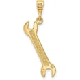 thumbnail image 3 of Solid 10k Yellow Gold Wrench Charm - 30mm, 3 of 6