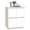 thumbnail image 2 of vidaXL Buffet Blanc 60x34x75 cm Pin Massif, 2 of 5