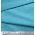 thumbnail image 3 of Soimoi Velvet Fabric Artistic Flower & Dots Print Fabric by Yard 58 Inch Wide, 3 of 3