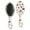 White Christmas Santa-1, variant on White Christmas Santa and Character Pattern Hair Brush,Girls Detangling Hair Brush,Glide Through Tangles with Ease for Wet & Dry Hair,8.8"X2.8"