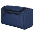 thumbnail image 3 of Bolsa de aseo de tela Oxford, bolsa de maquillaje y cosméticos de viaje, bolsa organizadora de cosméticos impermeable portátil para viajes de vacaciones, 3 of 14