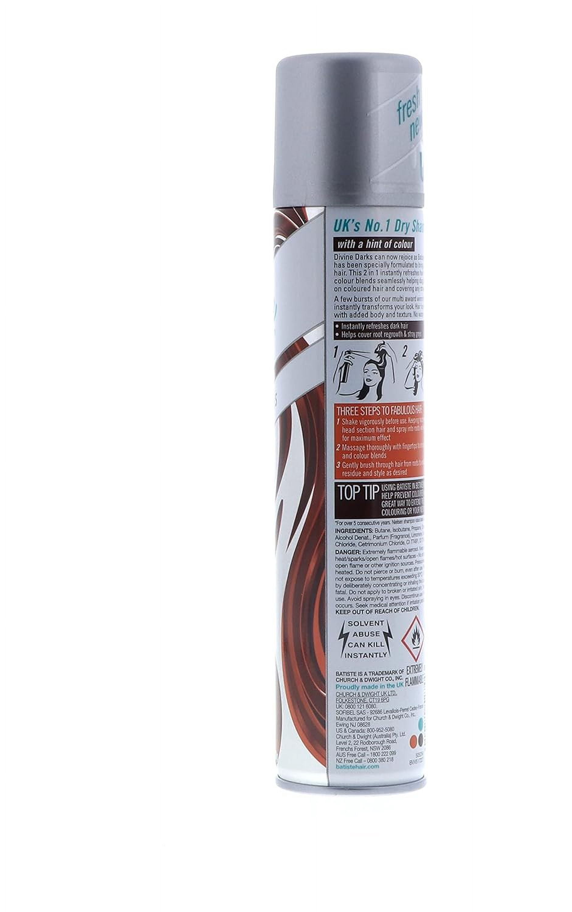 Batiste Dry Shampoo, Dark & Deep Brown 6.73 oz Pack of 12