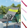 thumbnail image 3 of TNOBHG Towel Strap Cruise Chair Towel Band Soft Fabric Wear Resistant Vibrant Color Lightweight Foldable Towel Holder Strap Elastic Towel Strap, 3 of 8