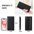 thumbnail image 4 of FALAN MULE Ultra Slim Thin Women Wallet RFID Blocking Card Holder Leather Bifold Ladies Wallet, 4 of 7
