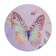 thumbnail image 4 of WYYP   Butterfly Tablecloths Butterfly Birthday Tablecloth Spring Table Cover Butterfly Table Decorations Pink and Purple Table Cloth Butterfly Baby Shower Tablecloth 54-58, 4 of 8