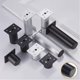 thumbnail image 2 of Juego de 4 Patas para Muebles de Cocina de Aluminio - Ajustables - Redondas - Pata de Apoyo para Muebles Sofá - Capacidad de Carga 100 kg - 12 cm - Blanco, 2 of 5