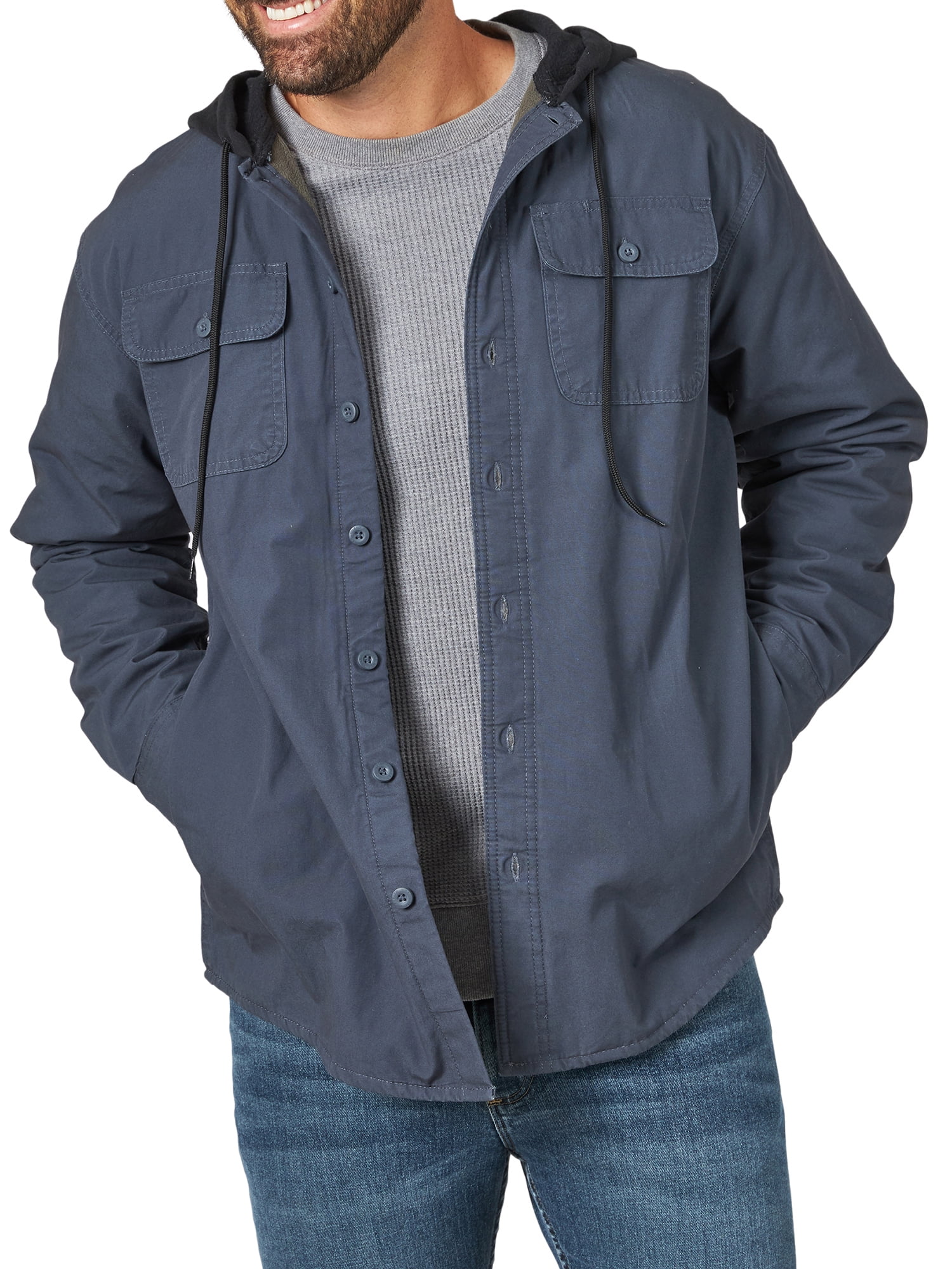 Wrangler Men's Fleece Lined Shirt Jacket