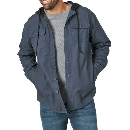 wrangler fleece lined shirt