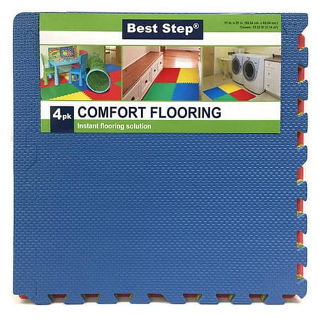 Venture Products Best Step Interlocking Floor Mats with Finishing Borders,
