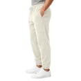 thumbnail image 4 of Leidass Men's Sweatpants Joggers Wortkout Tapered Casual Sweatpants for Men with Pockets Beige L, 4 of 9