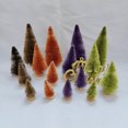 thumbnail image 5 of Mini árbol de Navidad color nieve libre torre pino decoración de escritorio pequeño árbol de Navidad 4,5-12cm, 5 of 5