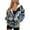Blue Butterfly, variant on Uorisanigo Camouflage Hunting Womens Oversized Hoodies Sweatshirts Size XL Casual Warm Zipper Hoodies for Women Long Sleeve Drop Shoulder Fall Outfits Casual Comfy Tops