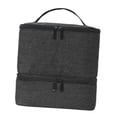 thumbnail image 4 of Bolsa de caja de transporte de esmalte de uñas, soporte de esmalte de uñas, doble capa, bolsa del organizador de esmalte de uñas, para la lámpara de Negro, 4 of 8