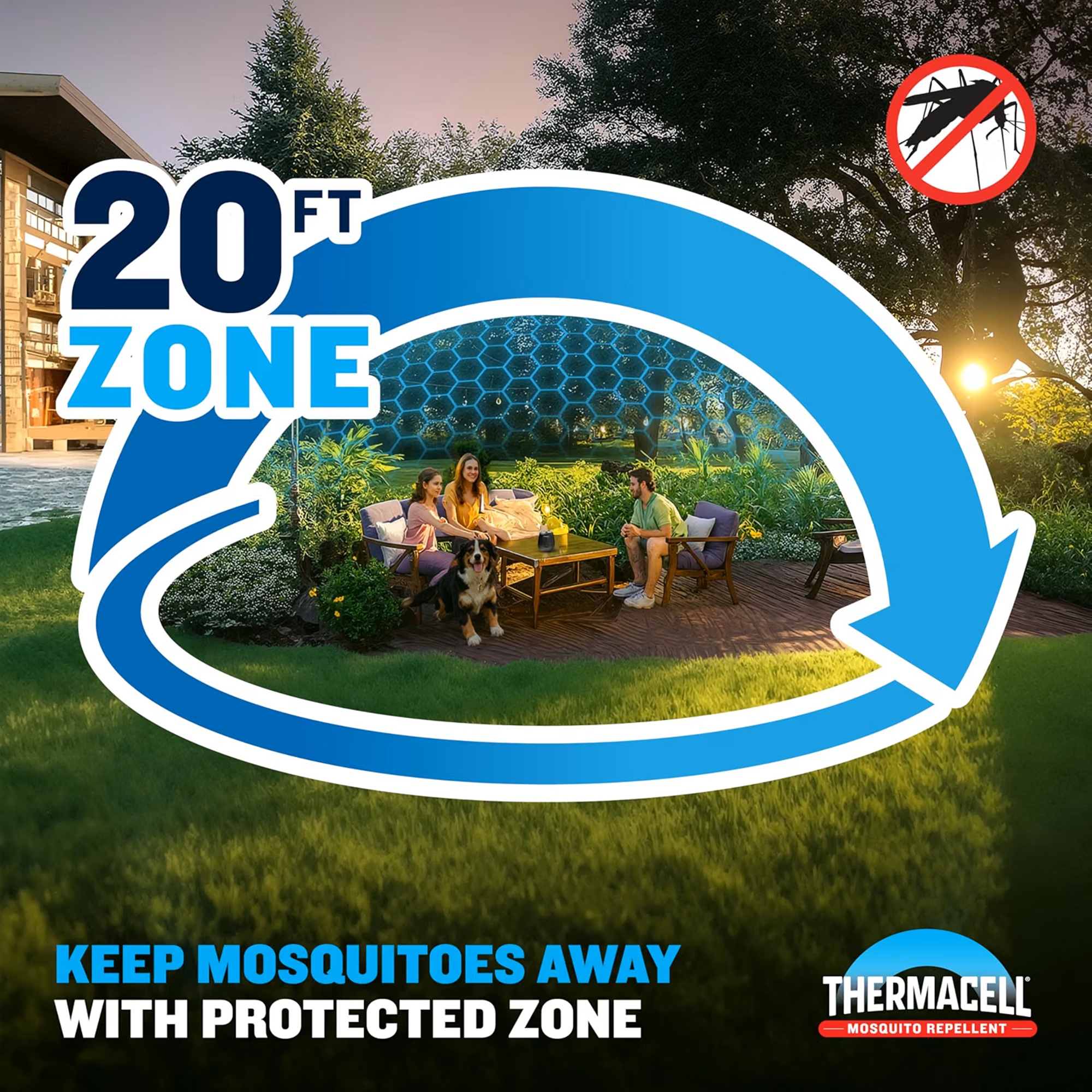 Thermacell E-ZoneGuard Patio Plus Rechargeable Mosquito Repeller photo 5