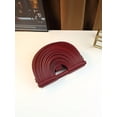 thumbnail image 2 of Women's Metallic Half Moon Clutch Evening Bag, 2 of 8
