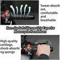 thumbnail image 3 of Non-Slip Soft Silicone Grip Tape - Universal Wrap-Around Motorcycle Handlebars Tape with Air Vent Holes, Anti-Slip Handlebar Grips for Scooters, E-Bikes and Dirt Bikes, 3 of 9