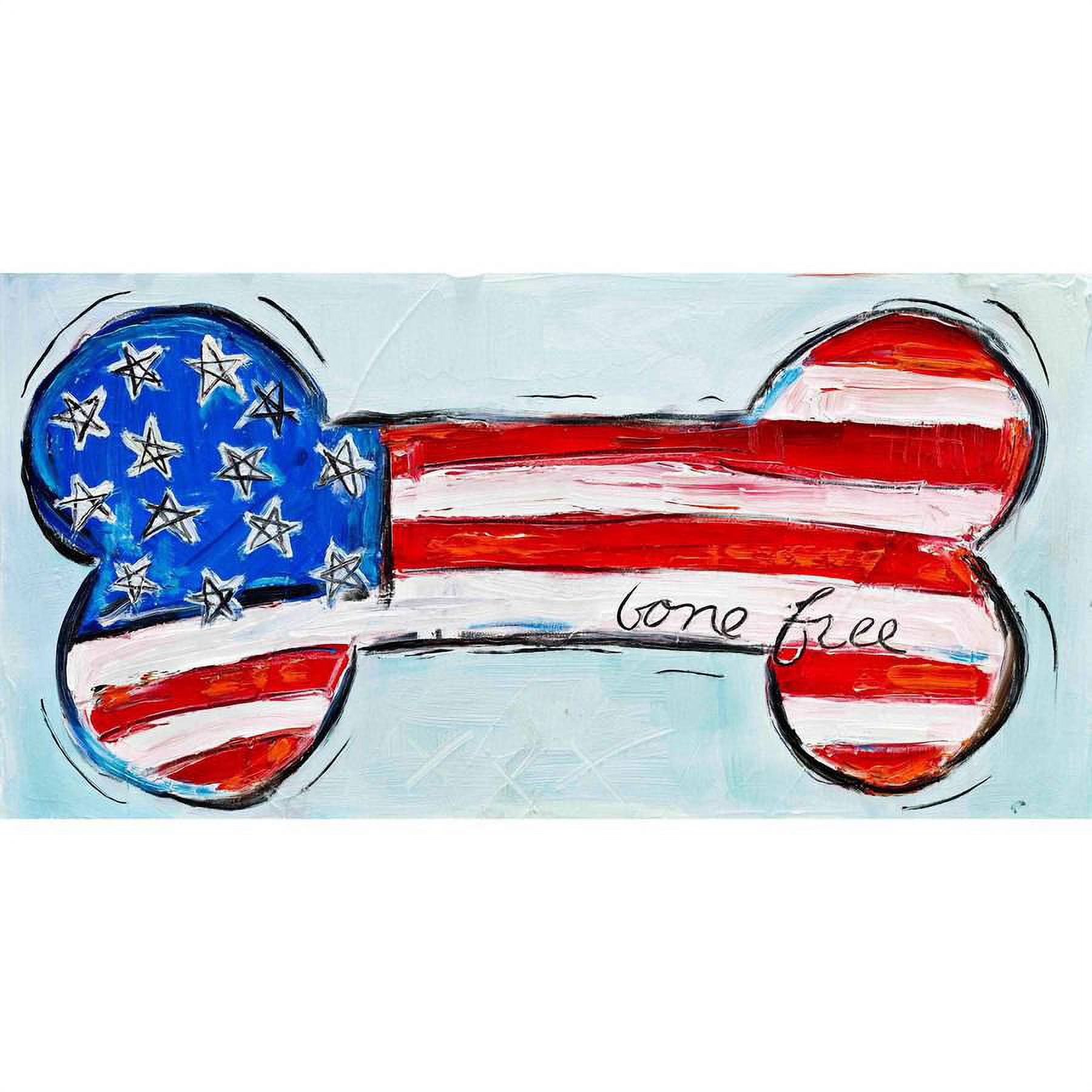 Marmont Hill 'Bone Free' by Tori Campisi Painting Print on Wrapped Canvas