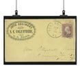 thumbnail image 2 of Print: Civil War Envelope For New York Volunteers, 130th Regiment, U.S, 2 of 4