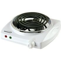 Brentwood TS-322 1000w Single Electric Burner, White