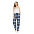 thumbnail image 2 of Women Flannel Plaid Pajama Pants Lounge Sleepwear - 2 Pack, 2 of 7