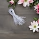 thumbnail image 4 of 100 cuerdas elásticas de púas redondas con púas metálicas para hacer mascarillas, encuadernación y manualidades (blanco), 4 of 6