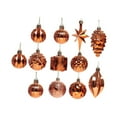 thumbnail image 2 of Adornos colgantes para árboles de Navidad, bolas decorativas de Navidad, manualidades, decoración para árboles de Navidad para bodas, fiestas y Bronce, 2 of 7