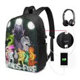 thumbnail image 2 of Wings of Fire Dragon Backpack For Men Women Teen , Water Resistant Casual Daypack Fits Laptop With Usb Charging Port,17 In Bookbag For Travel,School,Hiking,Gift, 2 of 7