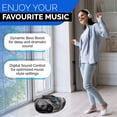 thumbnail image 5 of Philips Reproductor de CD portátil Boombox Bluetooth con reproductor de casete, potente reproductor de CD estéreo todo en uno para el hogar, altavoces Mega Bass Reflex, entrada de radio/USB/MP3/AUX co, 5 of 5