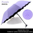 thumbnail image 5 of Home Essentials 6 Color Fun Creative Water Umbrella Women's Fashion Folding Flouncing Umbrella Double Layer Windproof Uv Umbrella Hot Pink, 5 of 5