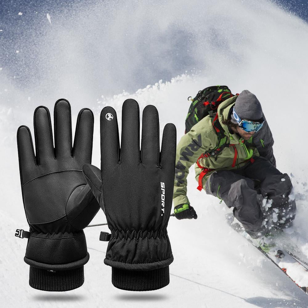 Waterproof Winter Snow Ski Mittens Thermal Warm Gloves Snowboard for Men Women 