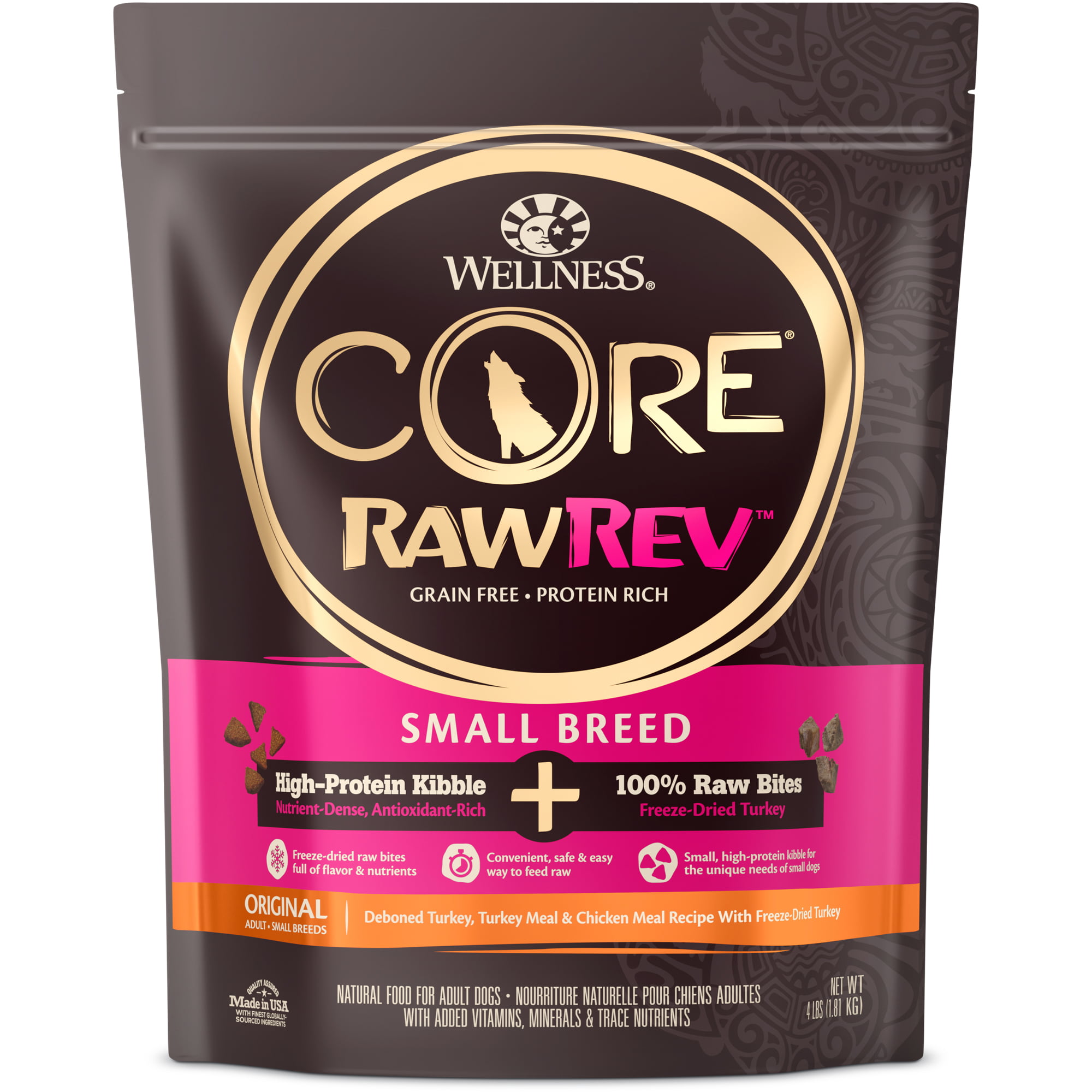 Wellness CORE RawRev Natural Grain Free Small Breed Dry Dog Food